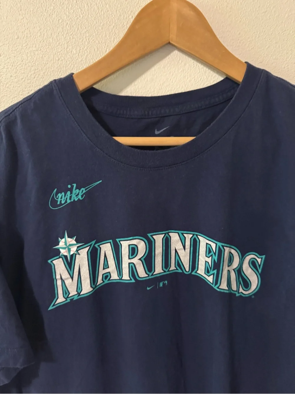 Ken Griffey Jr Seattle Mariners Nike Tee Navy 24 Short Sleeve Shersey MLB-XXL